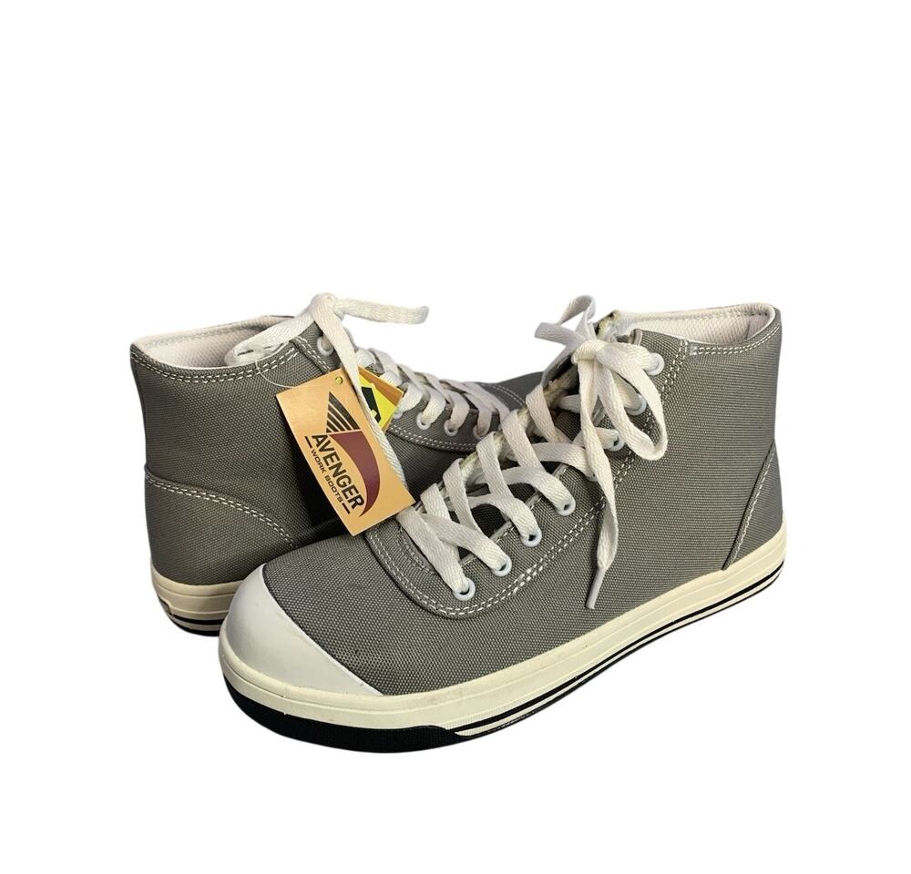 Avenger Work Boots Blade High Grey, Women’s Size 8 Safety Sneaker Slip Resistant